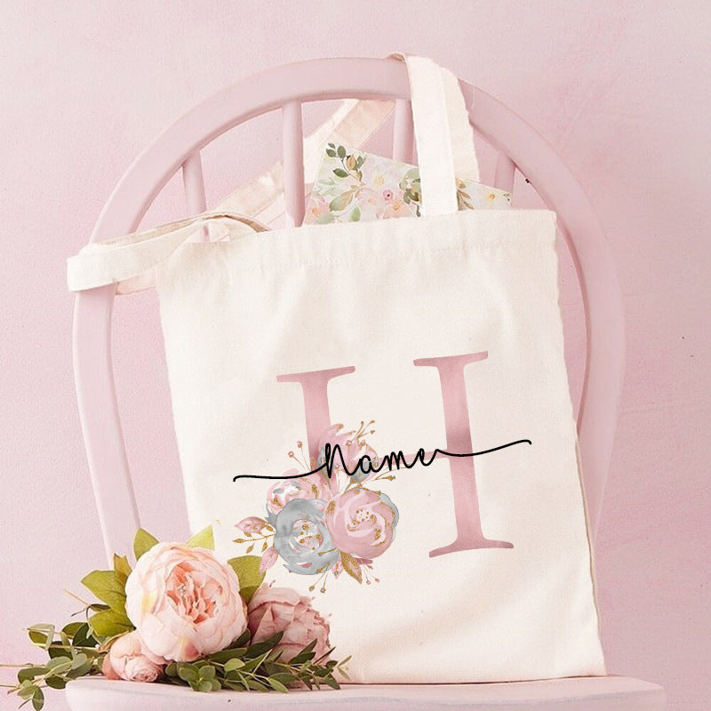 Monogrammed Canvas Bag Women's Tote