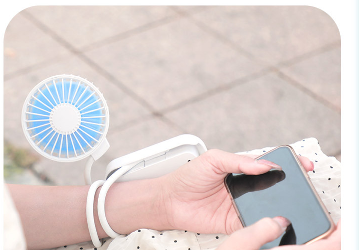 Folding Neck Fan Table Top Retractable Silent Brushless Motor