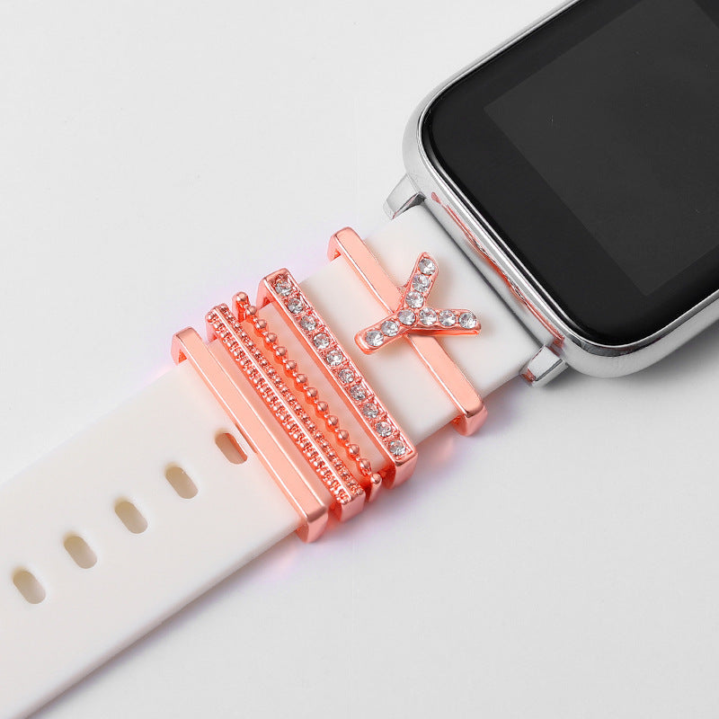 Rose Gold English Alphabet Buckle