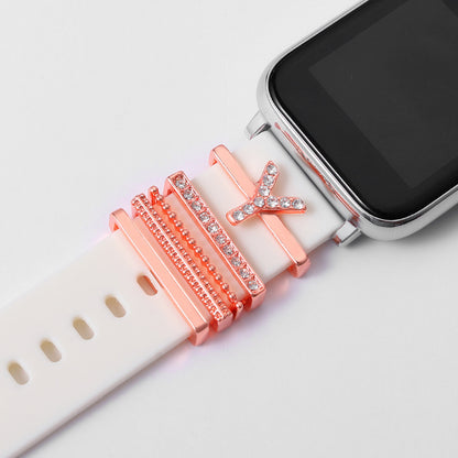 Rose Gold English Alphabet Buckle