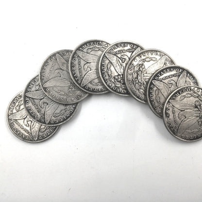 Deep Relief American Insect Skull Silver Dollar