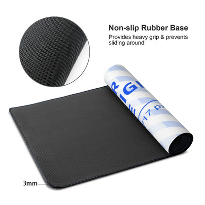 16x35.5in Horizontal Oversized Rubber Keyboard Pad
