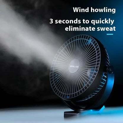 Clip-on Office And Dormitory Desktop Portable Rechargeable Fan