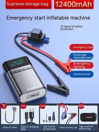 Automobile Emergency Start Power Source All-in-one Machine With Electric Treasure
