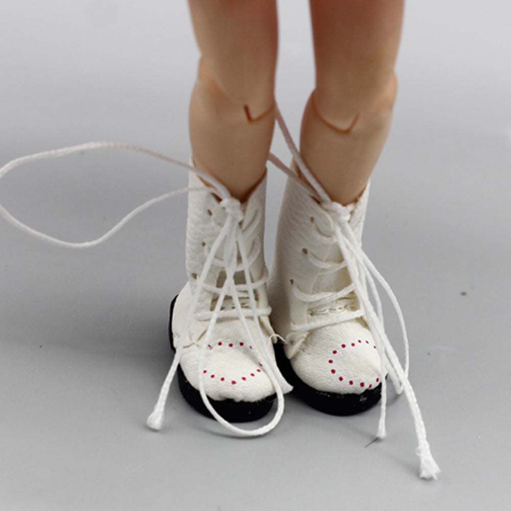 BJD Doll Boots Strap Printing Heart-shaped Doll Dress-up 41 Shoes
