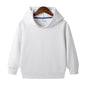 Customized Pure Cotton Hooded Blank Sweater For Middle And Small Children