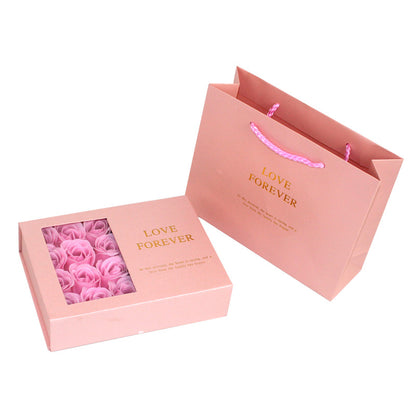 Pearl Paper Window Jewelry Lipstick Gift Box Set