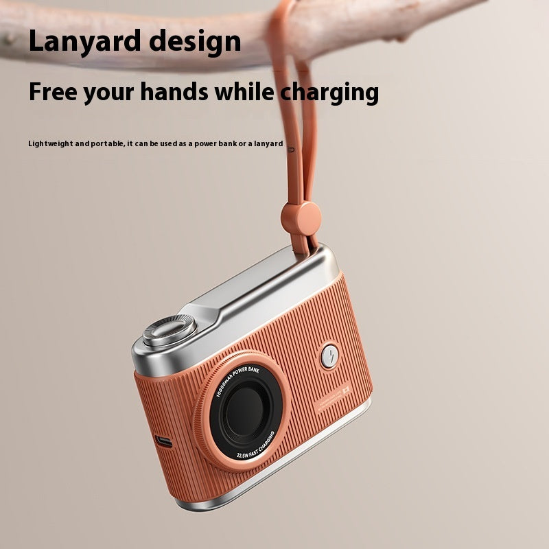 With Cable Fast Charge Large Capacity Mobile Power Supply