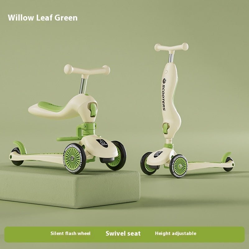 Children's Scooter Multifunctional Music Flash Scooter