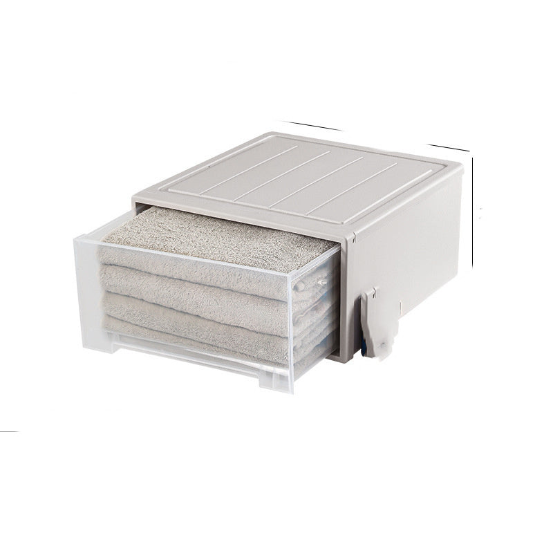 Stackable Plastic Storage Box Drawer Type Storage Box