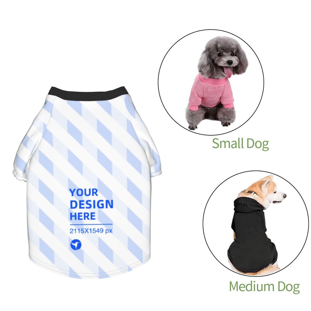 Create Your Own Small Pet Pullover Comfortable Breathable Sweater Clothes