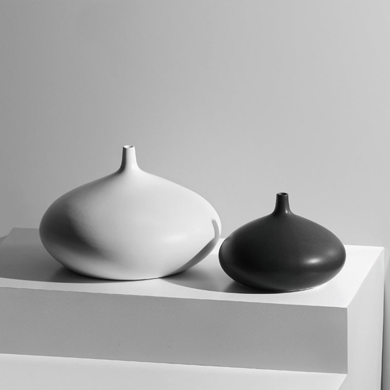 Modern Simple Ceramic Vase Decoration Arrangement Flower Dried Flowers