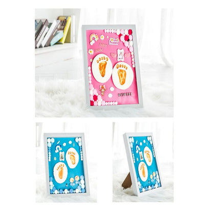 Hand And Foot Ink Pad Full Moon Footprint Hundred Days Commemoration DIY Homemade