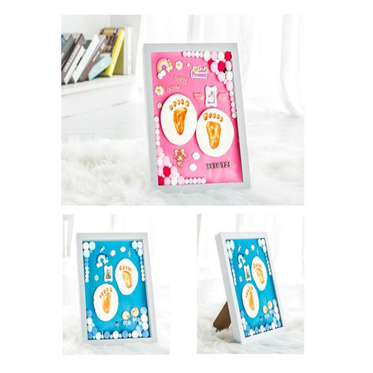 Hand And Foot Ink Pad Full Moon Footprint Hundred Days Commemoration DIY Homemade