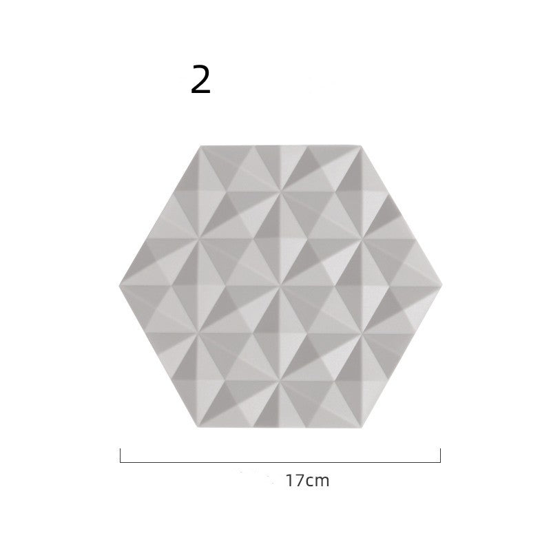 Table Insulation Pad Silicone Light Luxury Placemat Anti-scalding Anti-slip Pad
