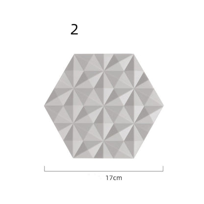 Table Insulation Pad Silicone Light Luxury Placemat Anti-scalding Anti-slip Pad