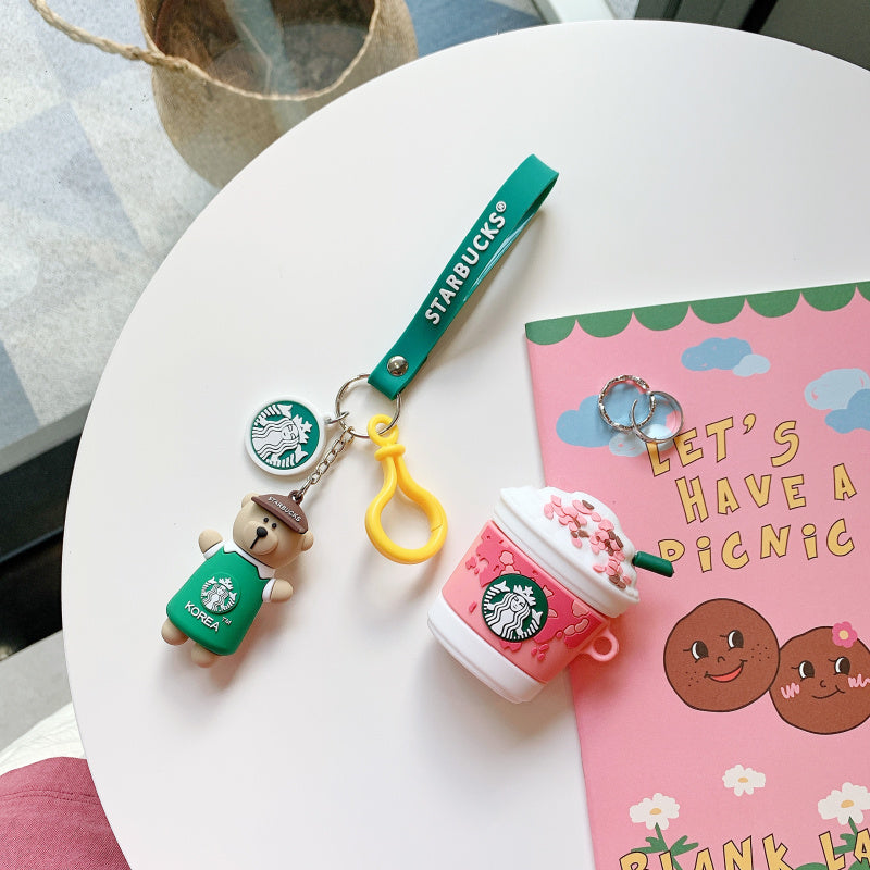 Cute Cup Earphone Set
