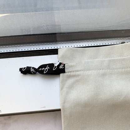 Customized Cotton Drawstring Pocket Gift Storage Bag