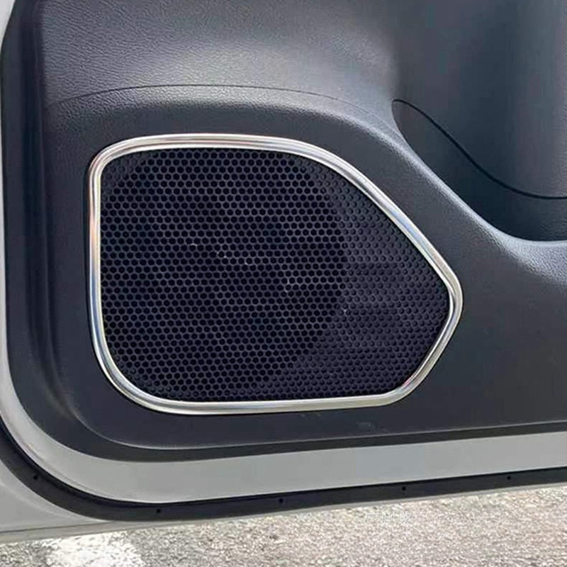 Suitable For 20-22 ROOX40 Series Interior Door Audio Frame Modification Decoration Strip Stainless Steel