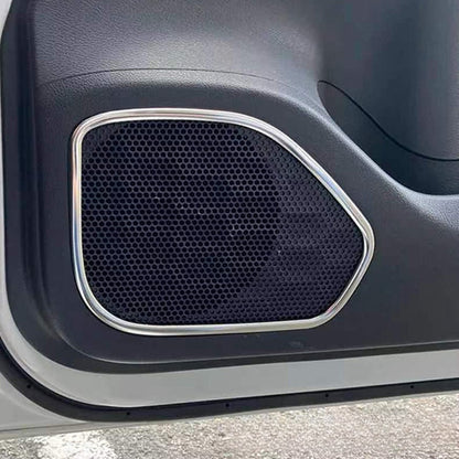 Suitable For 20-22 ROOX40 Series Interior Door Audio Frame Modification Decoration Strip Stainless Steel