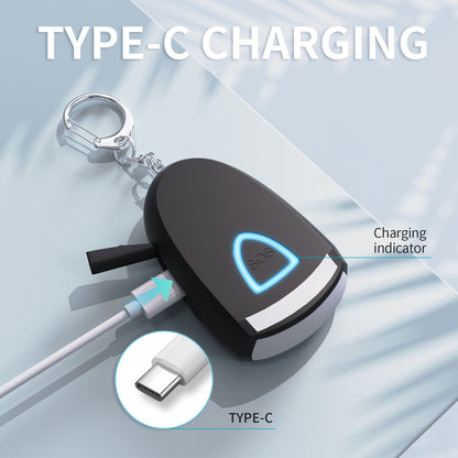 Rechargeable Personal Alarm With Light