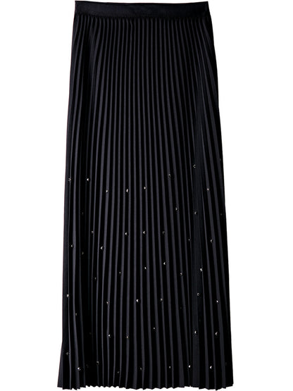 Heavy Industry Pleated Skirt Large Swing Umbrella Skirt Mid-length