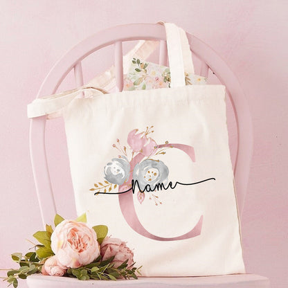 Monogrammed Canvas Bag Women's Tote