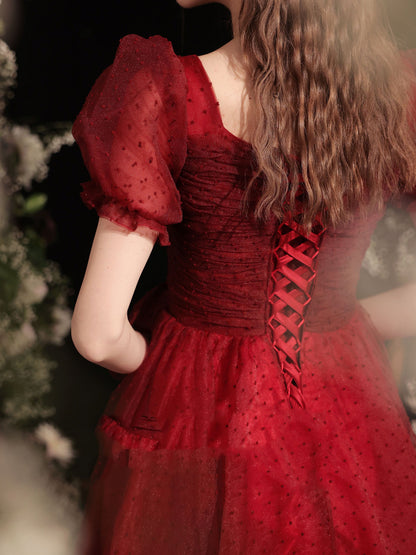 Ladies Annual Meeting Small Dress Red Bride Wedding