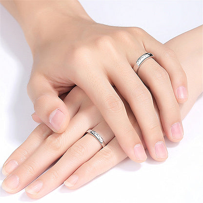New Product Love Electrocardiogram Ring Love Ripple Ring Simple Japanese And Korean Style For Your Heartbeat Ring Douyin Same Style