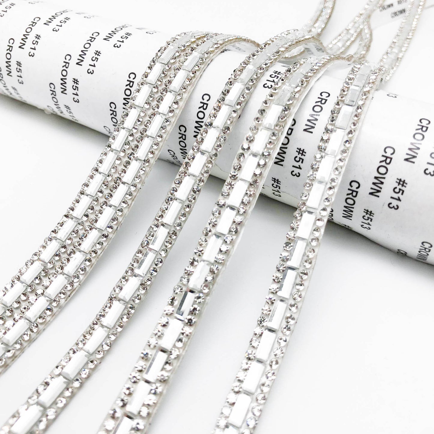 Glass Crystal Back Glue Drill Strip Personalized DIY Accessories