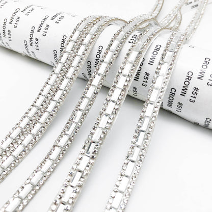 Glass Crystal Back Glue Drill Strip Personalized DIY Accessories