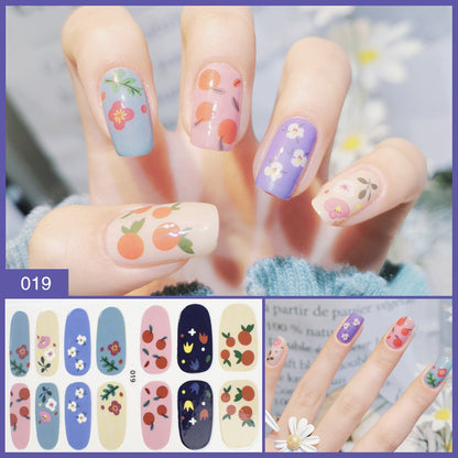 Manufacturer''s Direct Selling Nail Enhancement Sticker Full Paste Ins Japanese