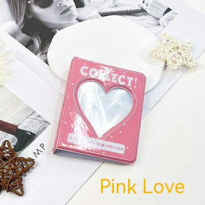 Cutout Love Mini Plug-in Album Business Card Album