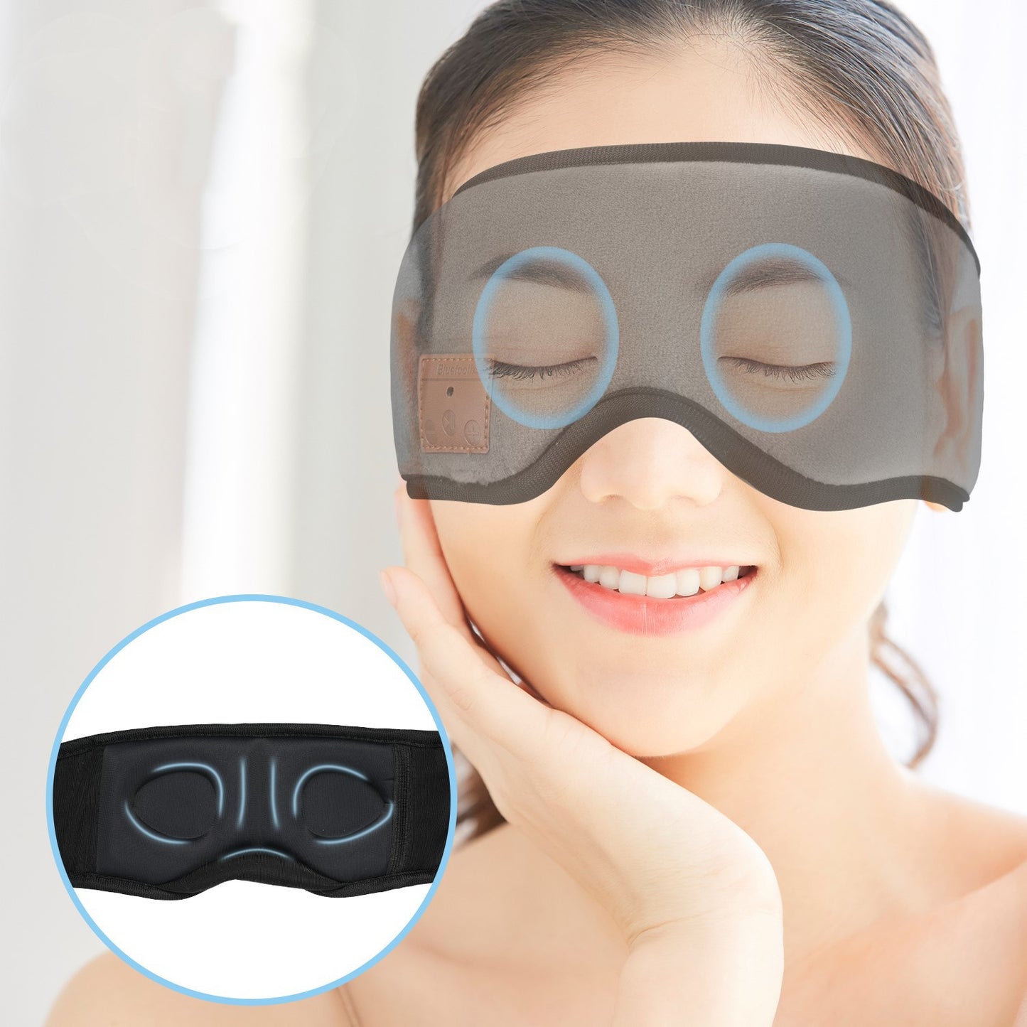 Smart Wireless Bluetooth Music Goggles Black Eye Protection Goggles Machine Answer The Phone To Listen To Music