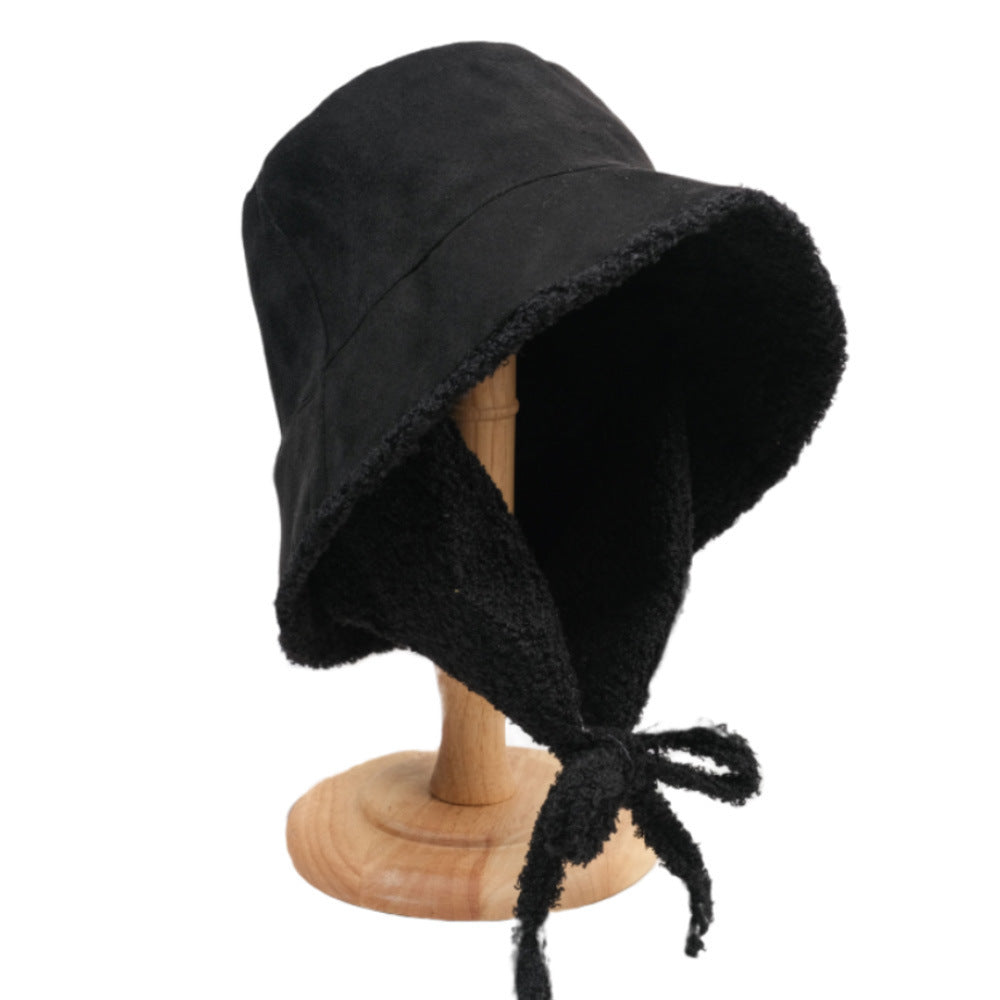 Korean Ear Protector Lamb Suede Suede