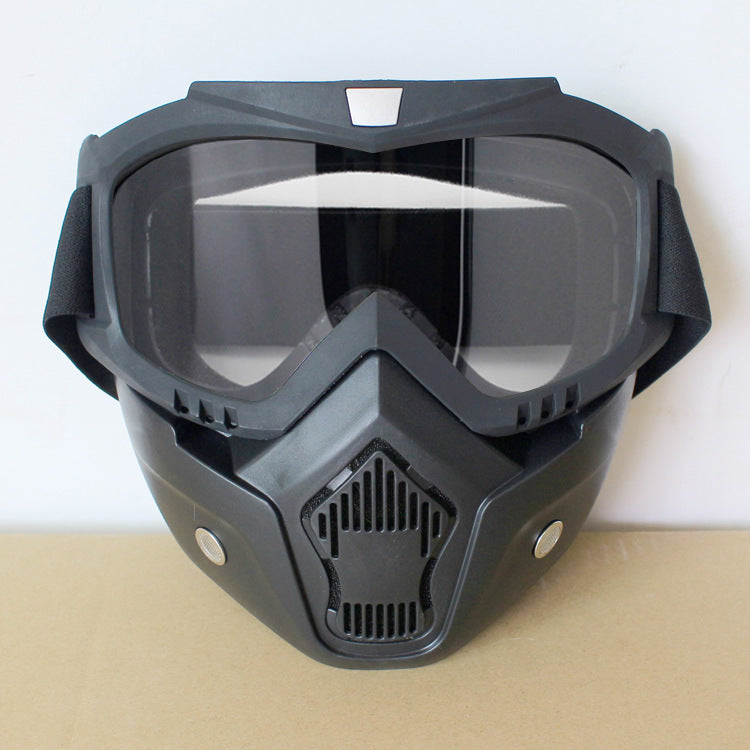 Motorcycle Cross-country Helmet Glasses Knight Mask