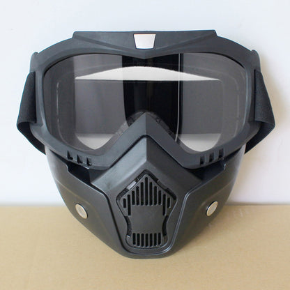 Motorcycle Cross-country Helmet Glasses Knight Mask