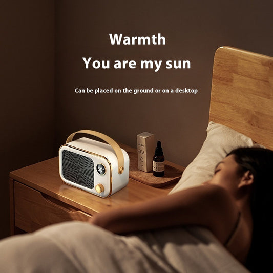 High-power Digital Display Warm Air Blower Desktop Office Small Heater