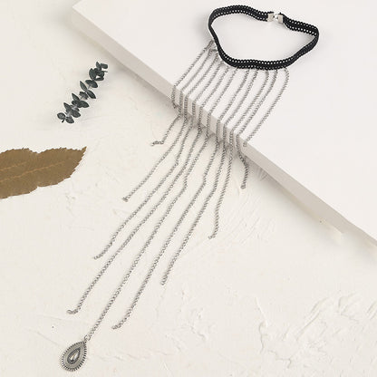 Metal Beaded Chain Thigh Chain For Women Big Snake Jewelry