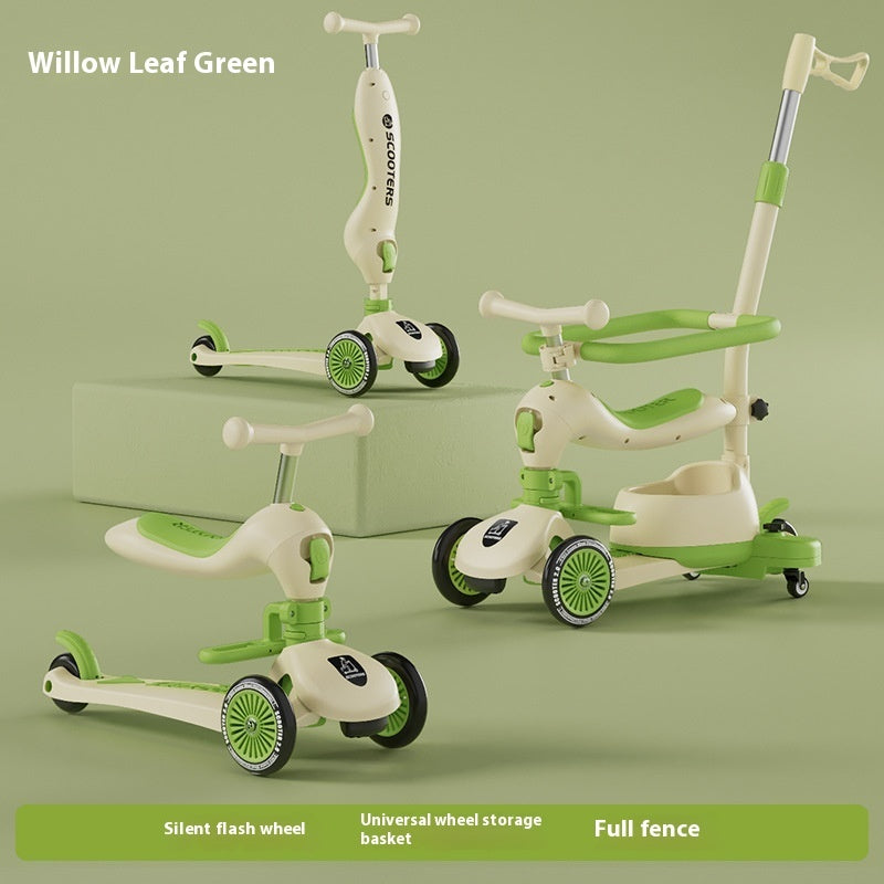 Children's Scooter Multifunctional Music Flash Scooter