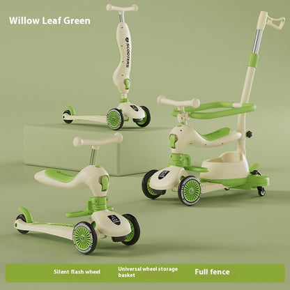 Children's Scooter Multifunctional Music Flash Scooter