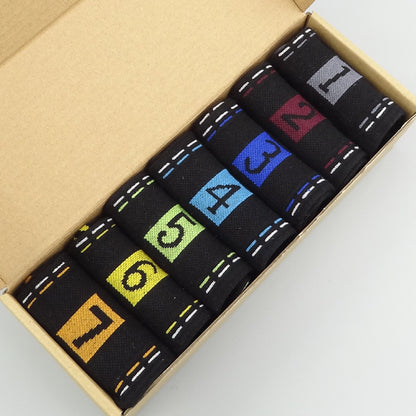 Men's Cotton Sunday Socks Gift Box
