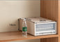 Drawer Type Plastic Transparent Wardrobe Storage Box Finishing