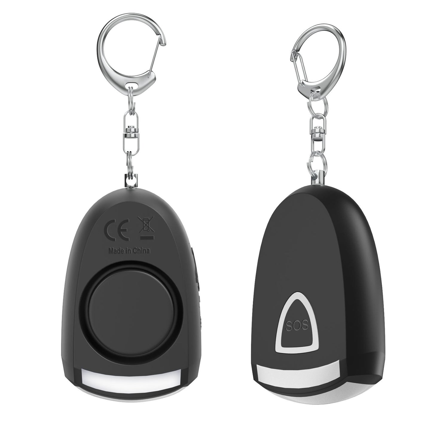 Rechargeable Personal Alarm With Light