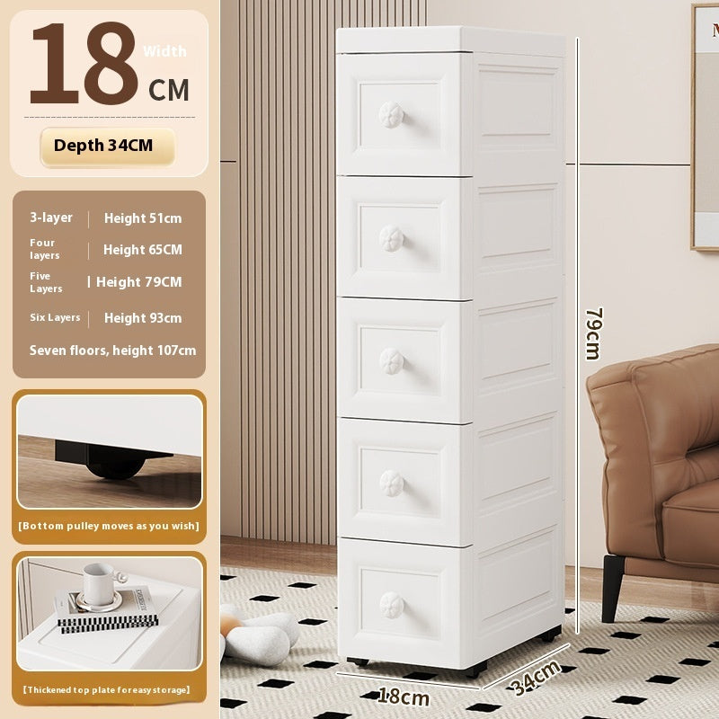 Plastic Multi-layer Drawer Storage Cabinet