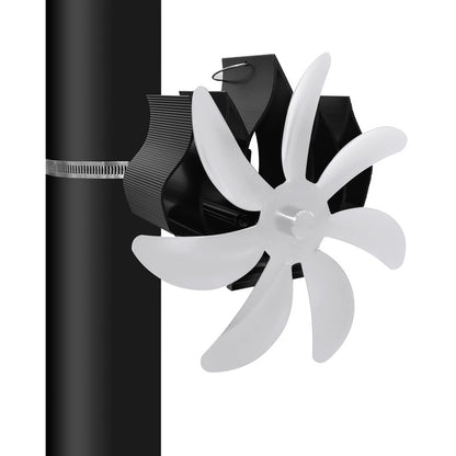 Thermal Power Magnet-free 7-blade Wall Hanging Fireplace Fan