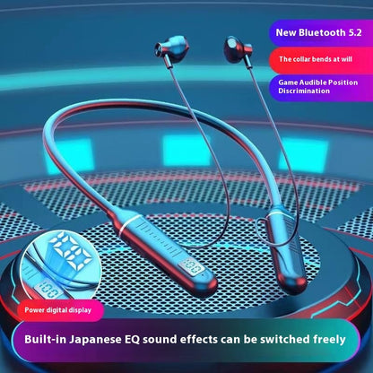 Neck Hanging Large Power G09 Digital Display Wireless Bluetooth Headset