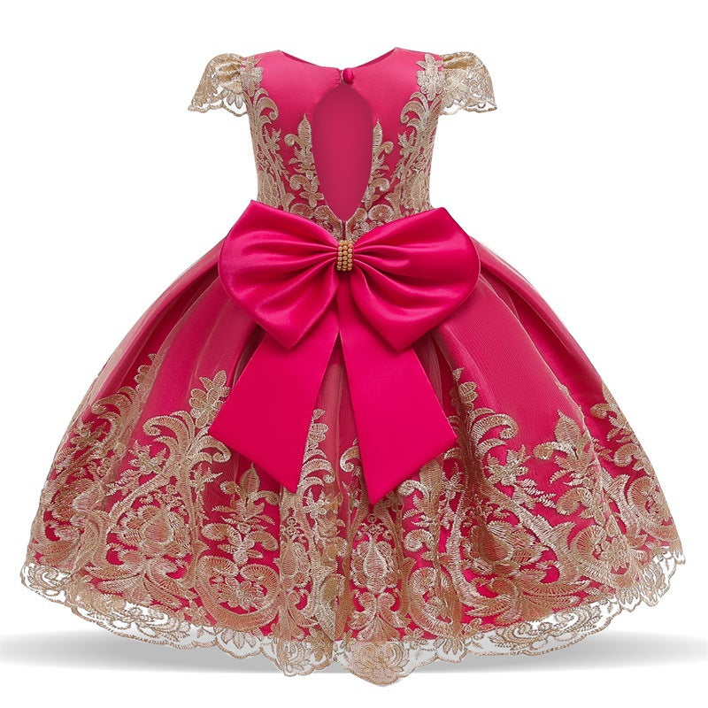 Children's Princess Skirt Pompadour Dress Host