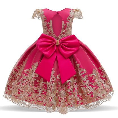 Children's Princess Skirt Pompadour Dress Host