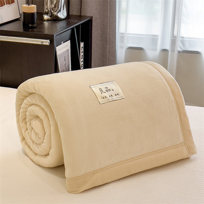Thick Warm Single Coral Fleece Blanket Office Nap